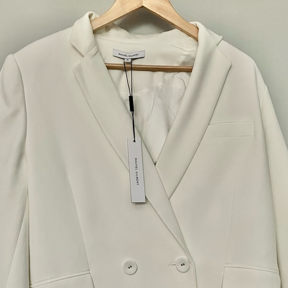 Designer Lincoln mini dress by Rachel Gilbert White Medium - Picture 9 of 9